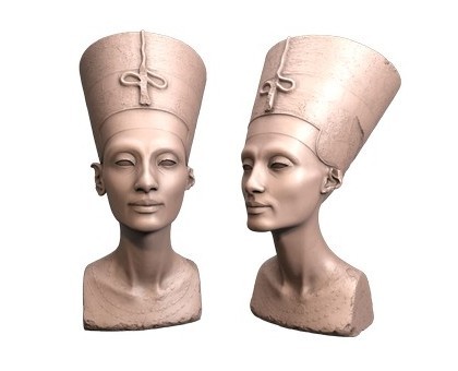 Nefertiti, 3d models (stl)