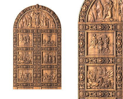 Gate for the temple, 3d models (stl)