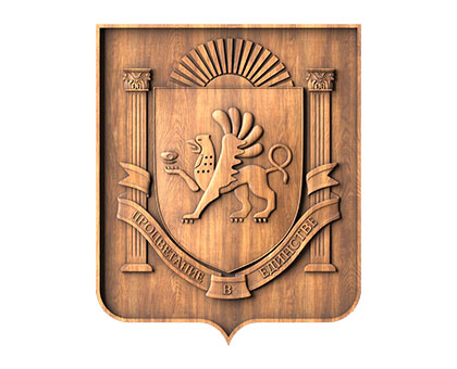Coat of arms of Crimea, 3d models (stl)