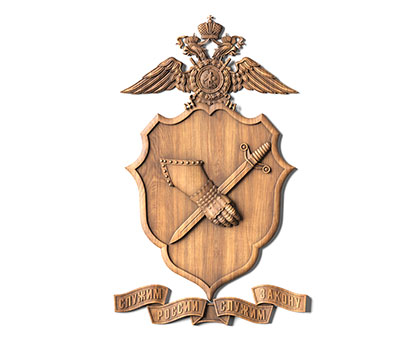 Coat of arms of the Internal Security Service, 3d models (stl)