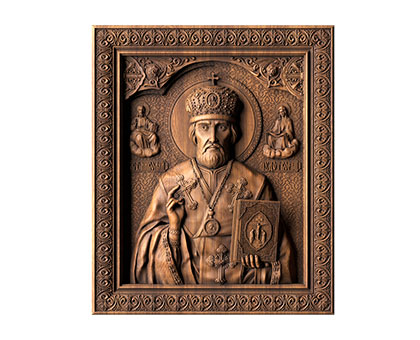 Icon St. Nicholas the Miracle Worker, 3d models (stl)