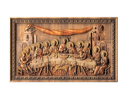 Icon of the Last Supper, 3d models (stl)