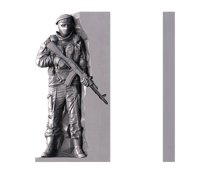 Monument to a Warrior, 3d models (stl)