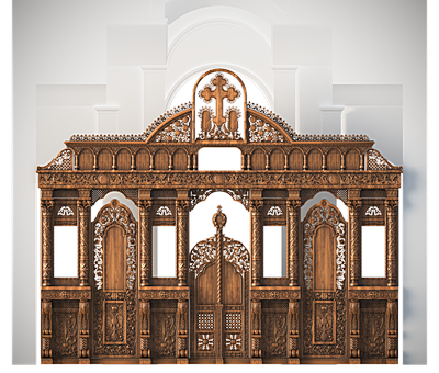 Iconostases 3D models