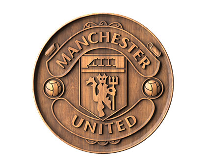 Symbol of Manchester United -3d (stl) model, 3d models (stl)